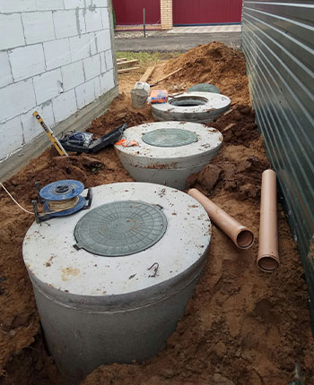 Септики из бетонных колец под ключ в Подольском районе